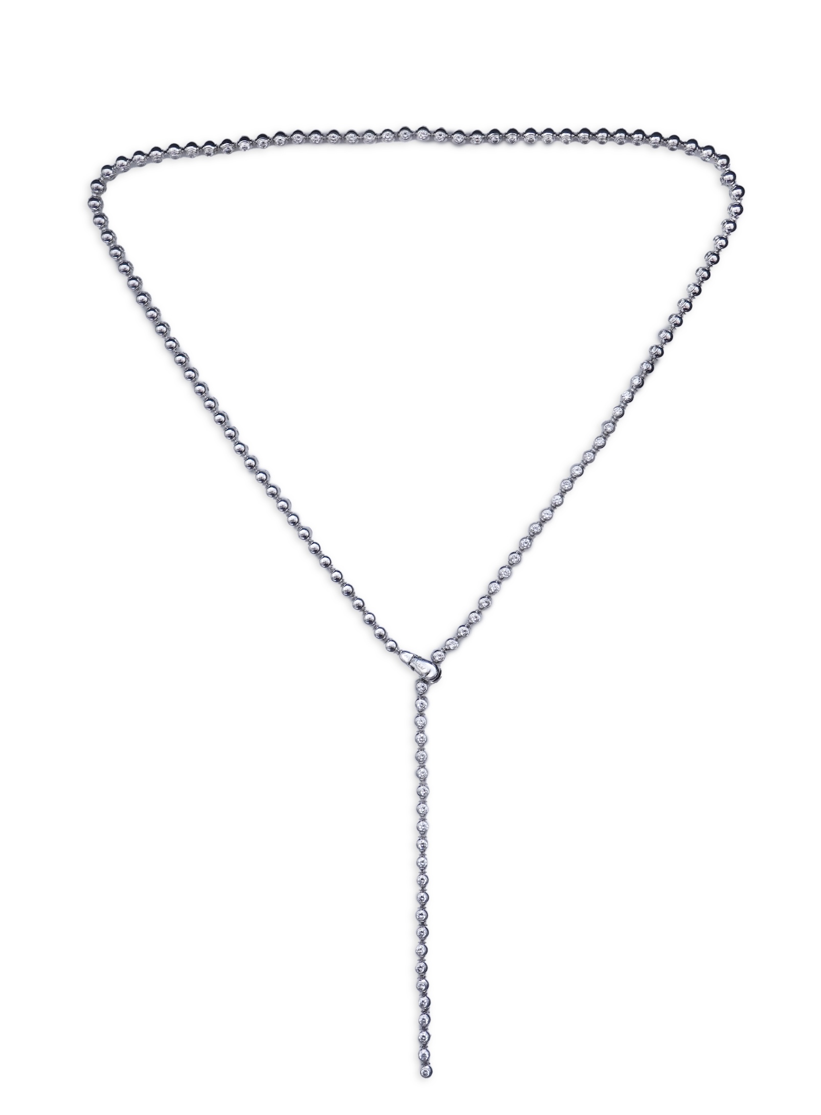 Cartier, a diamond necklace, 'Perles de Diamants', circa 2000